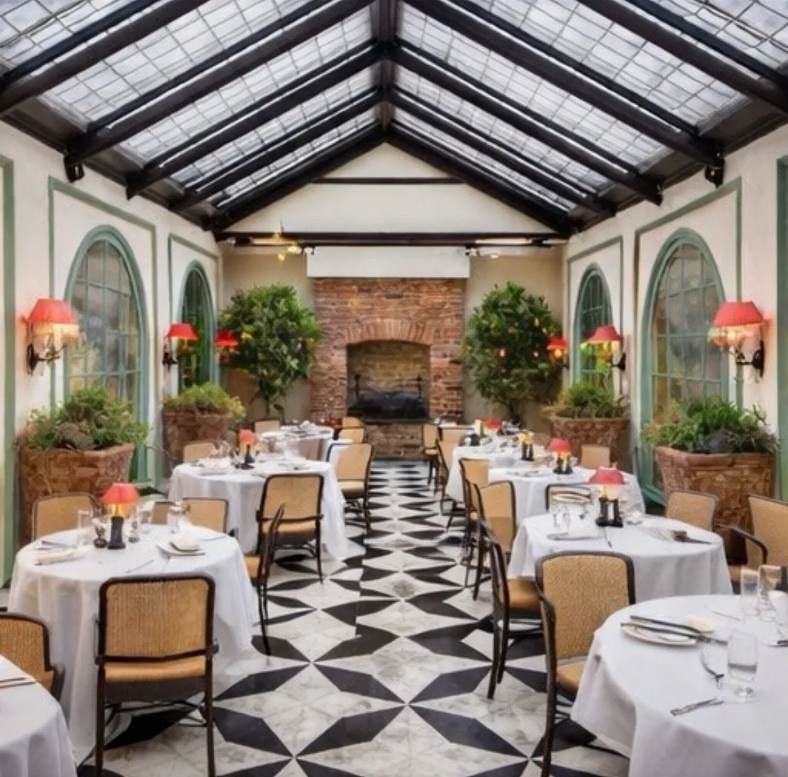 White Marmorino polished plaster at Daphne's restaurant, Chelsea — restrained and timeless finish by Choice Finishes