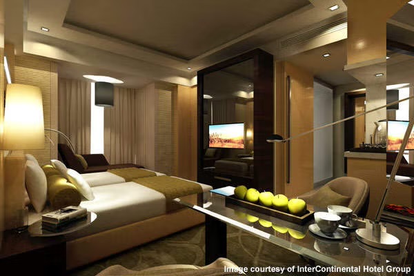 Architectural plastering at InterContinental Westminster, London